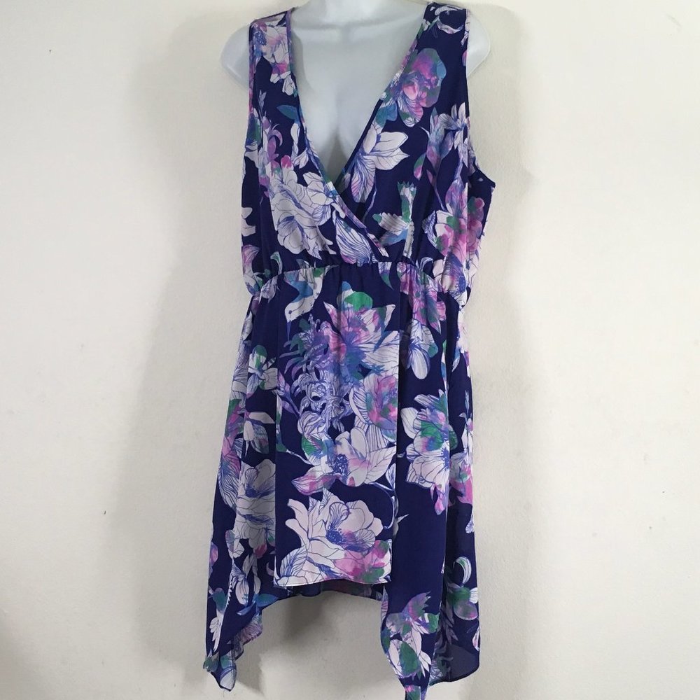 Ambar Blue Floral Blouse